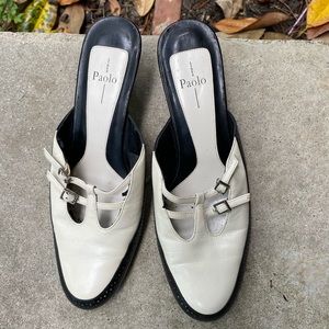 Linea Paolo pointed kitten heel